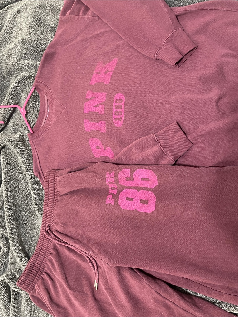 PINK maroon and pink Set